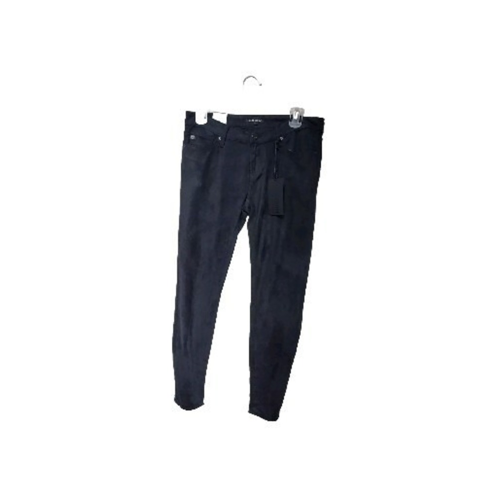 Deer John Pants Womens Size 27 Black Skinny Leg Velvet Style